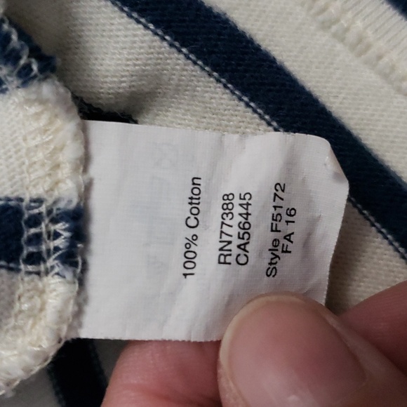 Madewell Striped Knit 3/4 Sleeve Dress Size S - Picture 9 of 11